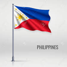 One of the most significant dates in the philippine's history is independence day because it marks the nation's independence from the spanish rule on june 12, 1898. Waving Flag Of Philippines On Flagpole Template For Independence Royalty Free Cliparts Vectors And Stock Illustration Image 117348952
