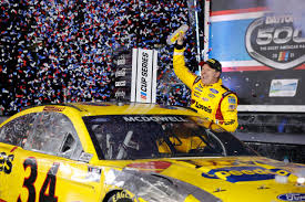 Cup star wins his first sprint car of the year. Nascar Michael Mcdowell Wins Daytona 500 Under Caution