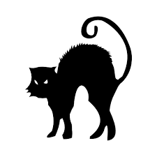 Fright Cat Free Vector Icons Designed By Freepik Cat Icon Cats Halloween Silhouettes