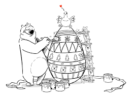 Printable colouring book for kids. Happy Easter Color Your Card And Grizzy The Lemmings Facebook