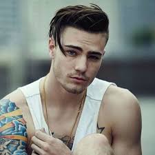 Pop Punk Hairstyles For Men High Taper Fade With Comb Over Sweep Punk Haircut Punk Hair Mens Hairstyles