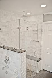 Level Entry Shower 2 Bathrooms Remodel Bathroom Remodel Shower Bathroom Remodel Master