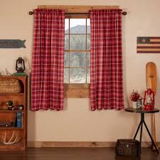 A red dining room can differ in price owing to various characteristics — the average selling price 1stdibs is $2,393, while the lowest priced sells for $1 and the highest can go for as much. Window Treatments Hardware Vhc Rustic Living Bed Dining Room Curtains Set Red Plaid 63x36 Short Panel Home Garden