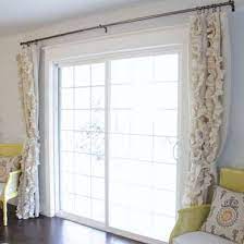 13 Diy Window Treatments To Dress Up Your Space Sliding Glass Door Curtains Door Coverings Glass Door Coverings