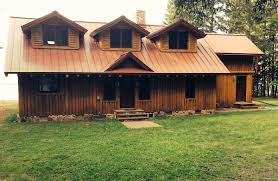 Contrary to common misconceptions, there is a wide range of metal roof colors and finishes, that can beautifully match any house style. Skanee Rd Dan Perkins Metal Roofing