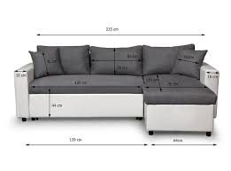 Son angle est modulable pour s'adapter à l'aménagement de votre salon. Canape D Angle Maria Reversible Et Convertible Avec Coffre Gris Blanc