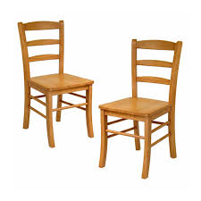 winsome wood light oak ladder back