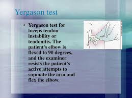 Image result for Yergason Test