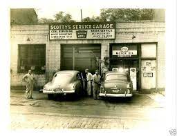 African American Auto Mechanics 1950s Gas Station Auto Repair Shop Car Mechanic