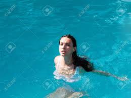 Puerto del carmen is 15 km from extremely private villa, heated pool & jacuzzi. Young Sexy Woman Or Girl With Pretty Face And Wet Hair Swimming Stock Photo Picture And Royalty Free Image Image 65703750