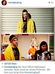Bj Novak The Office The Office Mindy Kaling And B J Novak Mindy Kaling Halloween Episodes Jesse Pinkman