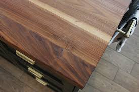 First season the wood surface generously with food safe mineral oil. How We Refinished Our Butcher Block Countertop Chris Loves Julia