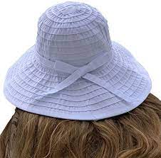 Women S Wide Brim Packable Sun Travel Hat For Large Heads Ginger X Large White At Amazon Women S Clothing Store Packable Sun Hat Packable Hat Summer Hats