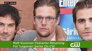Like davis, his specific salary reports aren't public at the moment, but given that he was also a well established actor. Matt Donovan From The Vampire Diaries Returns In Legacies Youtube