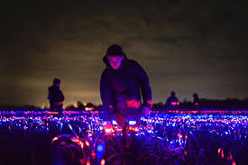 Daan roosegaarde will give a lecture about his vision and his participation at the world expo dubai. Daan Roosegaarde S Grow Is A Colorful Led Dreamscape