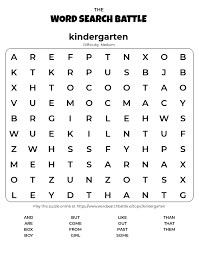Make sure to bookmark our us and join our free email newsletter. Printable Kindergarten Word Search