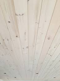 I want this in my laundry room. Real Scandinavian White Washing And Installing The Pine Ceiling Blue Heron Ecohaus