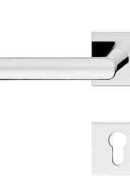 Turgriffe Chrom Glanzend Eckige Druckergarnitur Deluxx 412 Cm Bb Pz Wc Druckergarnitur Turgriffe Edelstahl Rosetten