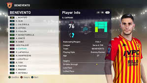 Genoa (9) gianluca scamacca pes 2021 stats g. Pes 2021 Gianluca Caprari Face By Eric Patchi I Mody