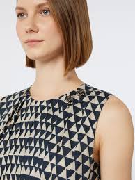 Cara Cara Printed Cotton-Voile Midi Dress In Black