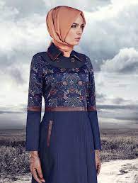 Zuhre Pardesu Sonbahar Kis Modelleri Basortusu Modasi Denim Fashion Musluman Modasi