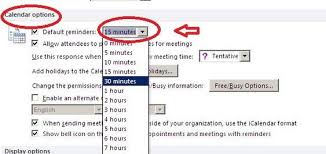 Setup Reminder On Top In Outlook 2016 Set The Reminder Time Reminder Outlook Email Outlook