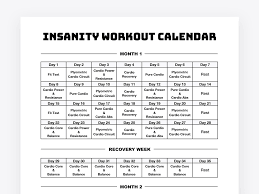 calendar apps for insanity workout calendar tricks