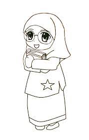 351 gambar anime muslimah link download bermacam contoh gambar mewarna anak muslim. Koleksi Mewarnakan Gambar Muslim Dan Muslimah Azhan Co