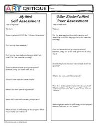 You can find many other examples of a critique paper at the university of minnesota and john hopkins university. Art Critique Worksheets Teachers Pay Teachers