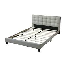 Product titlewood king size bed frame, yofe king bed frame with h. Bedroom Furniture Gray Polyfiber California King Size Bed 1pc Bed Set Plywood Hb Fb Bedframe Walmart Com Walmart Com