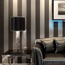 Modern Black Wallpaper Striped Purple And Silver Glitter Wall Paper Roll For Wall Living Room Bedroom Tv Sofa Background C17sn35001 Black And Silver Wallpaper Glitter Wallpaper Bedroom Wallpaper Living Room