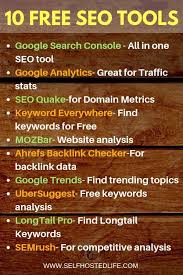 Are You Searching For The Best Free Seo Tools For 2019 In The Market Or For Seo Software Here Are 10 Must Have Best Too Seo Tools Seo Marketing Free Seo Tools