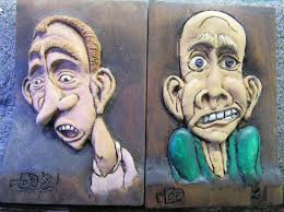 Woodcarving paint colors for "The Woodcarver" figure