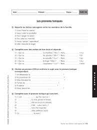 Fiche103 LOS PRONOMBRES TÓNICOS PDF | PDF | Syntaxe | Grammaire