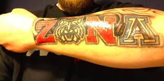 Tucked in between five mountain ranges and blessed with an average 350 days of sunshine per year, the university of arizona (ua) offers degrees at all. Photos Ua Fans Show Off Their Cat Tats Wildcats Tucson Com
