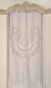 Decoration Rideaux Ciel De Lit Embrasses Tissus Au Metre Monogramme Broderie Tringle Vente D Accessoires De Decorati Rideaux Shabby Chic Rideaux Rideau Vintage