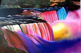 Niagara Falls Painting By Sumera Nadir Saatchi Art