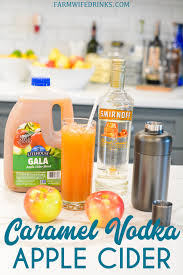 Ingredients (serves 8) 1.5 cups smirnoff kissed caramel vodka 4 cups apple cider 4 oz. Caramel Apple Cider Cocktail The Farmwife Drinks