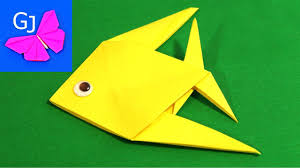 оригами из бумаги для детей 9 10 лет видео Origami Rybka Iz Bumagi Youtube