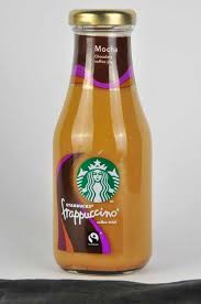starbucks frappuccino soguk kahve mocha 250 ml cam sise soguk kahveler starbucks