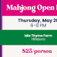 Mahjong Open Play 5/28