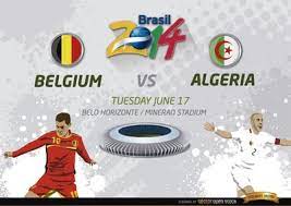 Brazilian friends watching germany vs brazil in the 2014 world cup semifinal game rights: Belgium Vs Algeria Match For Brazil 2014 Vector Free Download