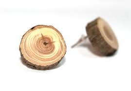Wood Studs Wood Earrings Mens Stud Earrings Wooden Stud By Woolamp Wood Earrings Stud Wood Earrings Wooden Earrings Studs