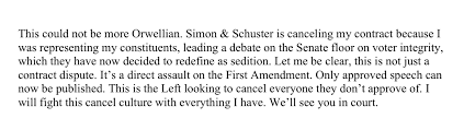 Thank you to the brave law enforcement officials who have put their lives on the line. Josh Hawley On Twitter My Statement On The Woke Mob At Simonschuster