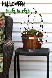 Where to look for jumping worms. Beetlejuice Snake Porch Decor Diy Halloween Scary Snake Basket