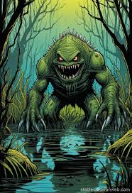 Swamp Monster Horror Scene | Stable ...