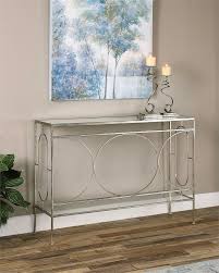 Uttermost Luano Silver Console Table Iron Console Table Mirrored Console Table Silver Console Table