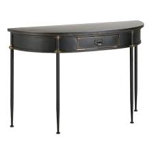 Black Metal 1 Drawer Console Table Alienor Console Table Cottage Interiors Table
