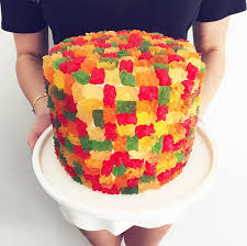Once the second layer of frosting is applied, the fun begins: 5 Creative Ways To Decorate Cakes With Candy Food Network Canada