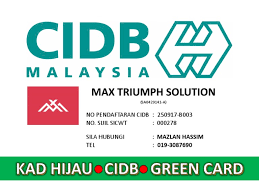 Kursus kad hijau cidb dan pembaharuan kad hijau cidb. Apply For Cidb Green Card Mohon Kad Hijau Cidb